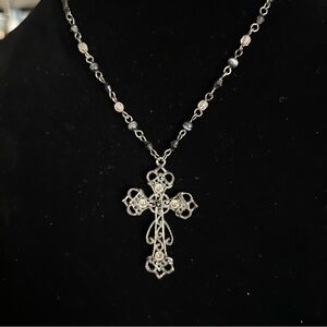 Cross Filigree custom necklace